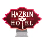 Hazbin Hotel Night Light – Logo with Removable Stand 13 cm 1