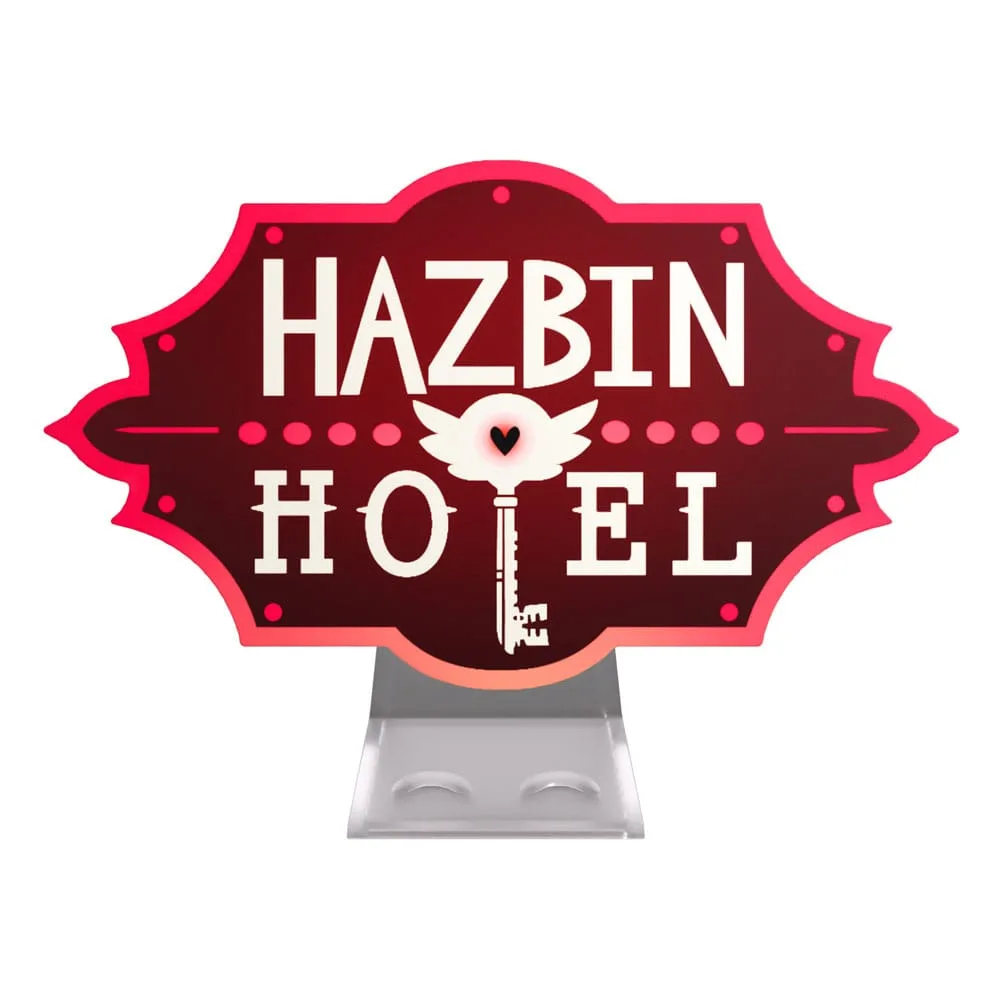 Hazbin Hotel Night Light – Logo with Removable Stand 13 cm