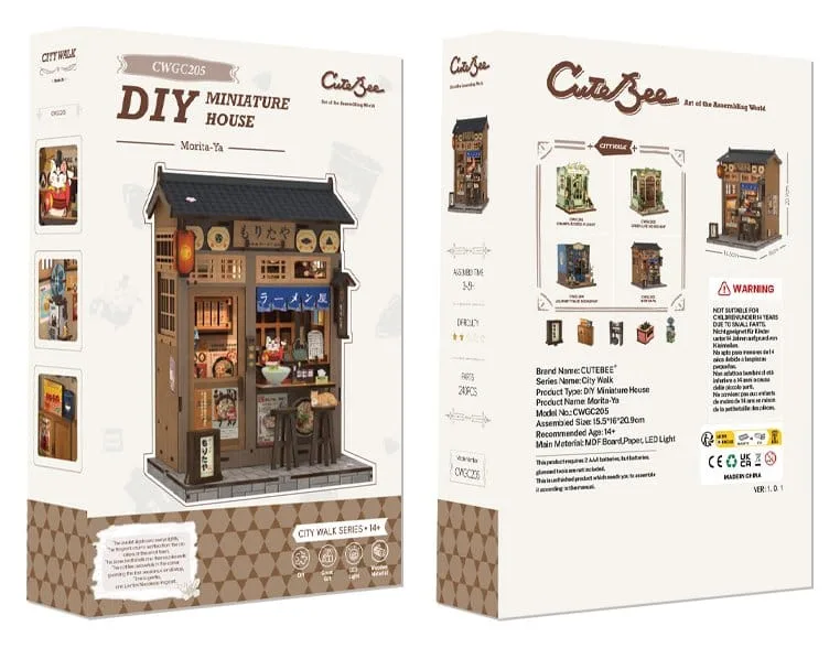 Miniature House Model Kit – CuteBee Morita-Ya 21 x 16 cm 4