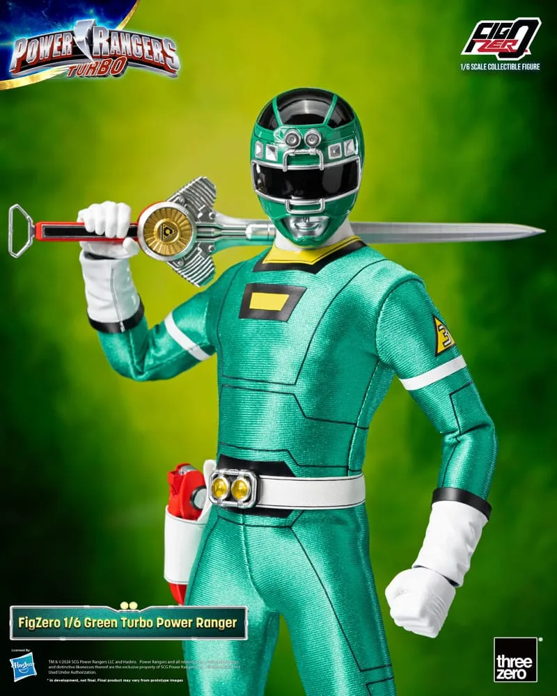 Power Rangers Turbo Actionfigur – Green Ranger FigZero 30,7 cm 4