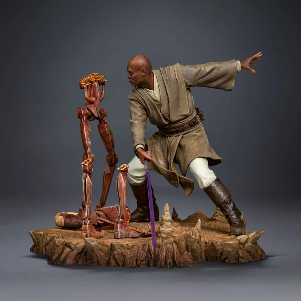 Star Wars Statue – Mace Windu Art Scale 18 cm 3