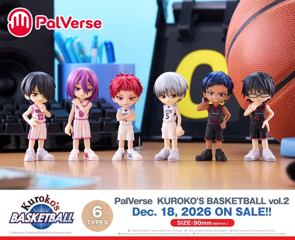 Kuroko’s Basketball Mini Figures – PalVerse Vol. 2 Assortment of 6 20