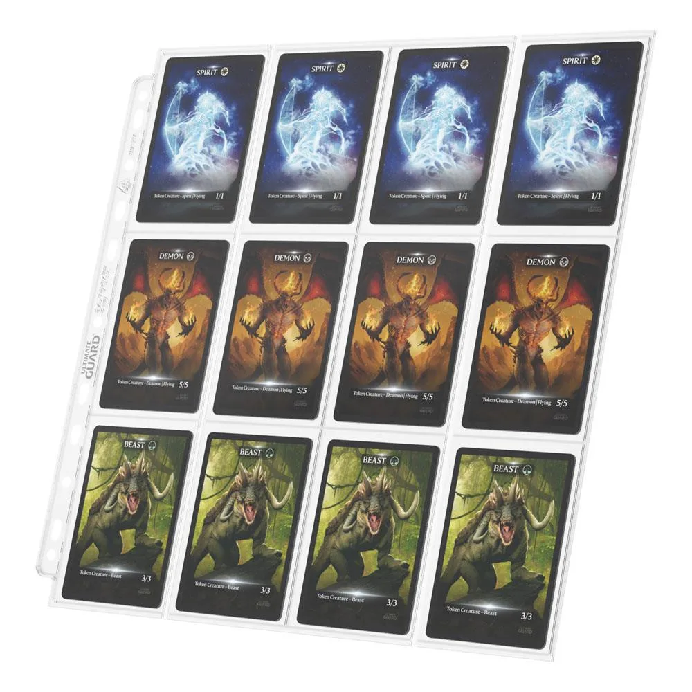 Ultimate Guard Binder Pages – 24-Pocket QuadRow Transparent 10-Pack 5