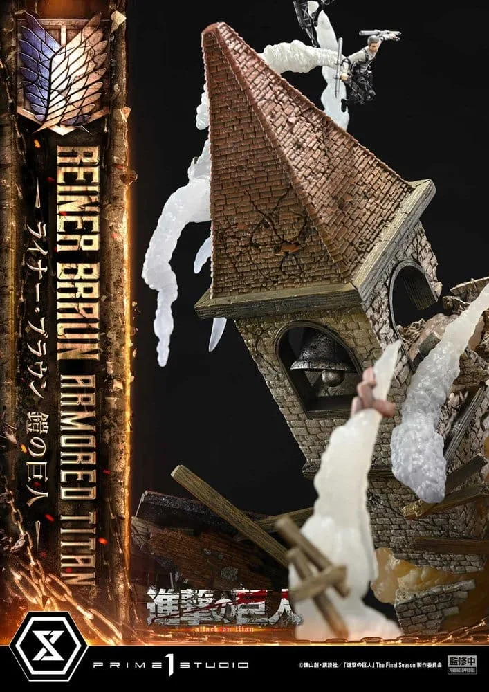 Attack on Titan Diorama Statue – Reiner Braun Armored Titan 75 cm 15