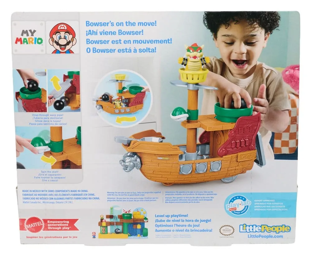 Super Mario Speelset – Little People Bowser's Airship 4