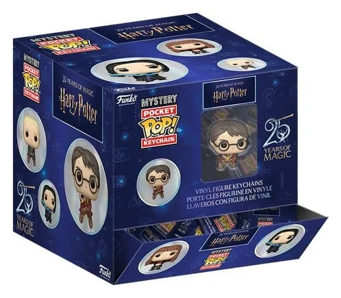 Harry Potter Mystery POP Keychains – 25th Anniversary Display of 12