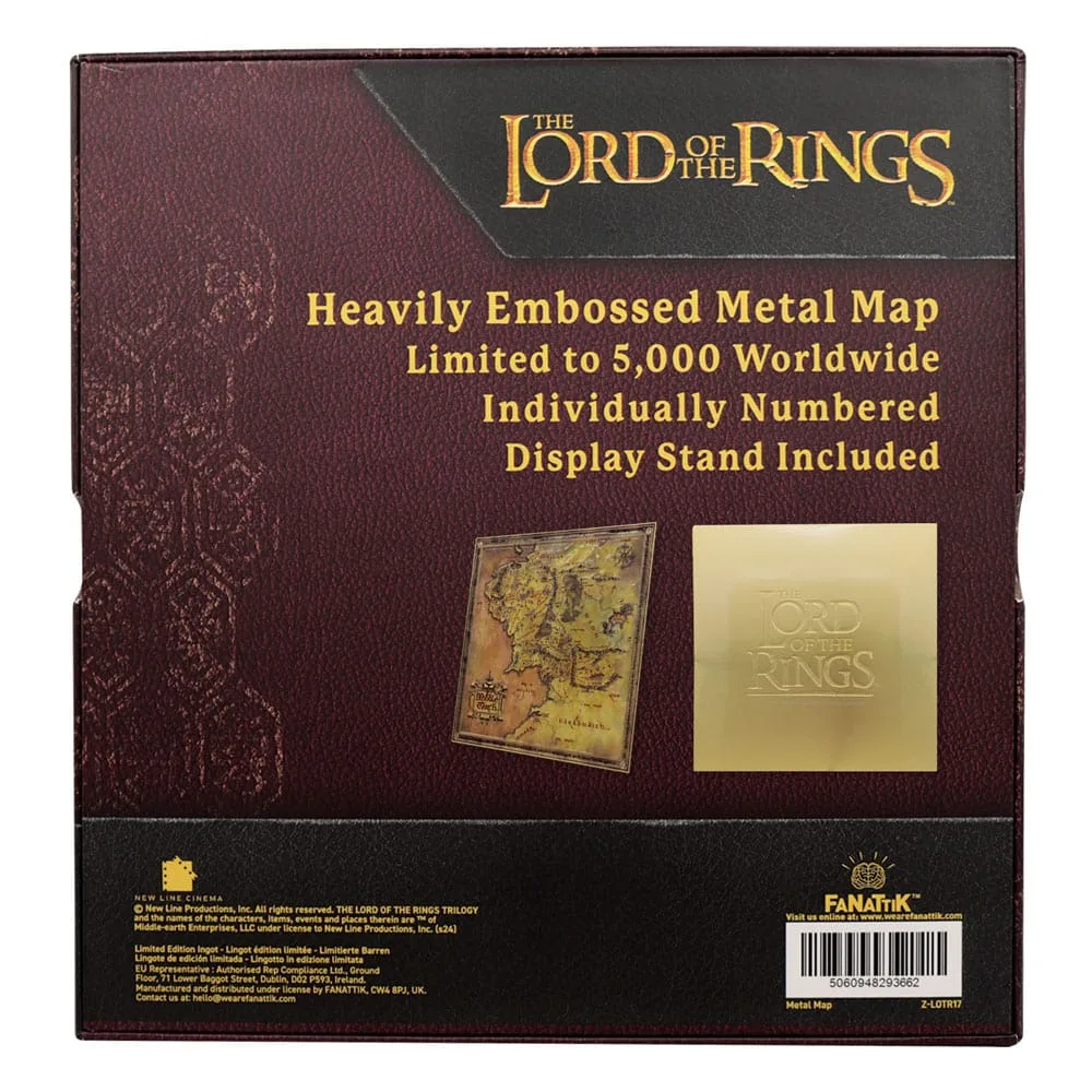 Lord of the Rings Replica Map – Limited Edition 15 x 15 cm 3