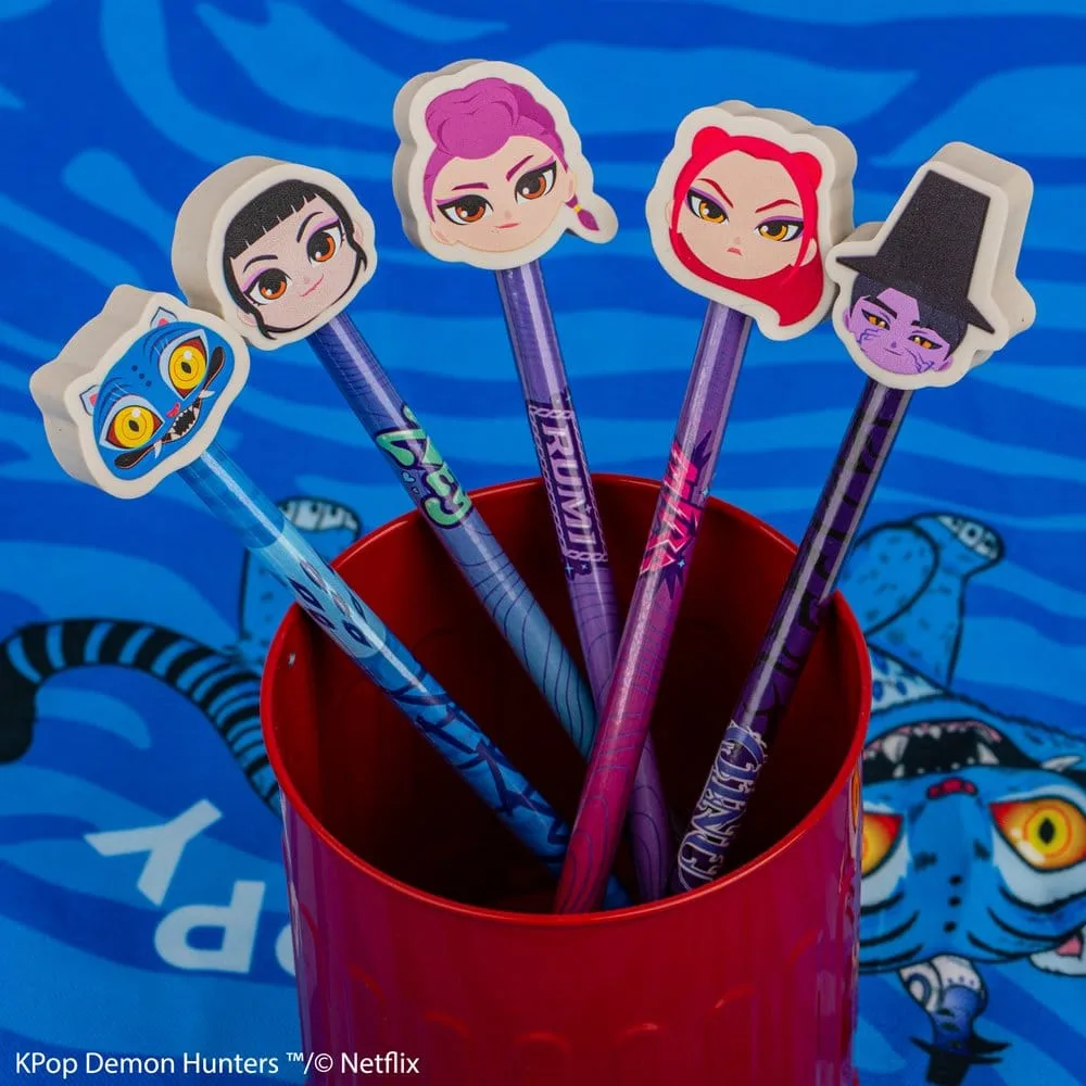 KPop Demon Hunters Pencil and Eraser Display – Series 1 30-Pack 8