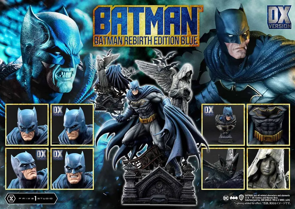 Batman Statue – Rebirth Blue Deluxe 1:4 Scale 71 cm 3