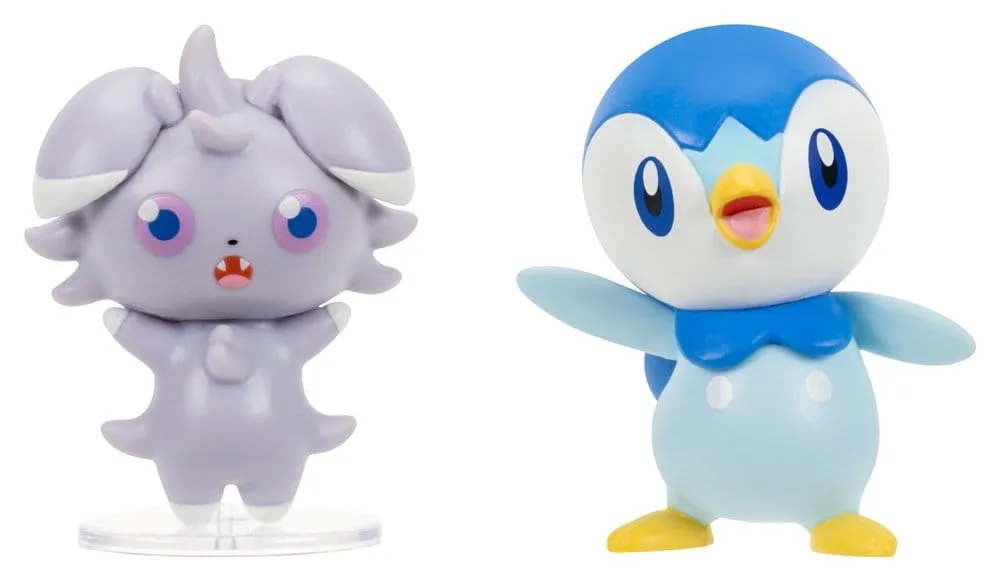 Pokémon Battle Figure Set – Espurr and Piplup 2-Pack