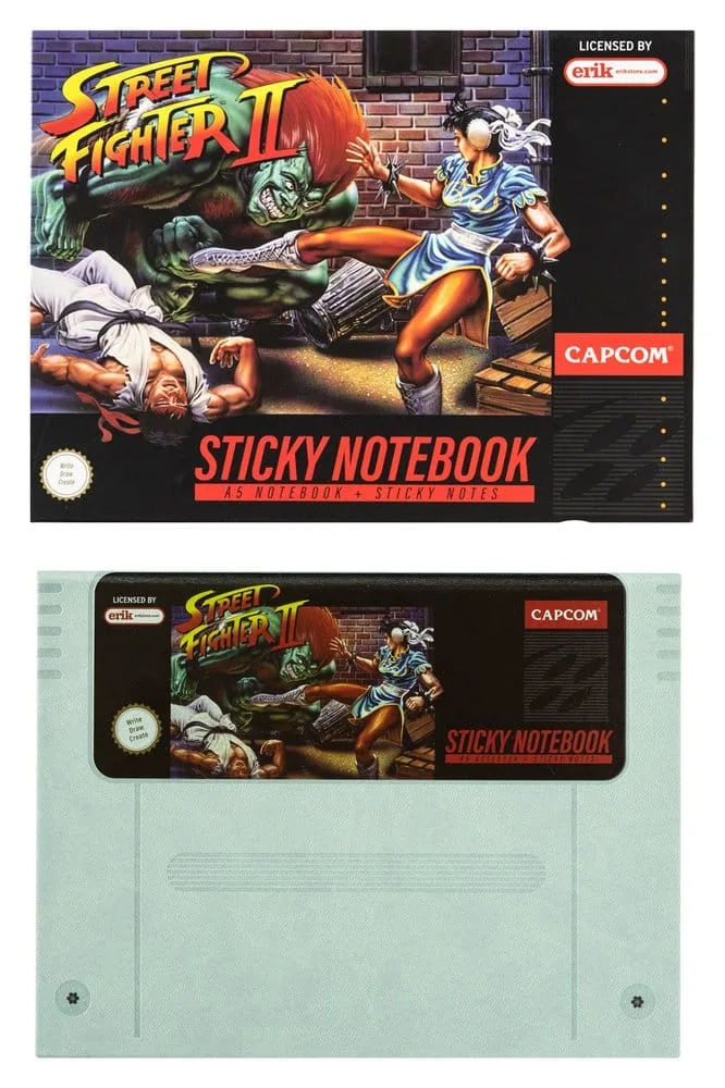 Street Fighter Notebook – Cartridge Cover and Sticky Notes A5 2