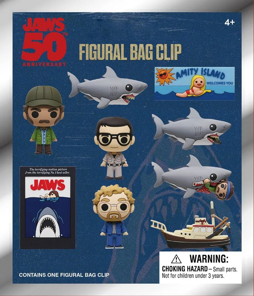Jaws Bag Clips – 50th Anniversary Series 1 Display of 24 2
