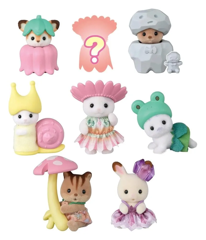 Sylvanian Families Mini Figures – Forest Fairy Baby Friends 16-Pack