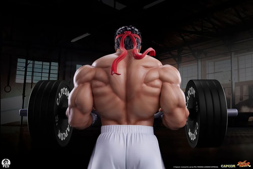 Street Fighter Statue – Ryu Battle Edition Powerlifting 53 cm 24