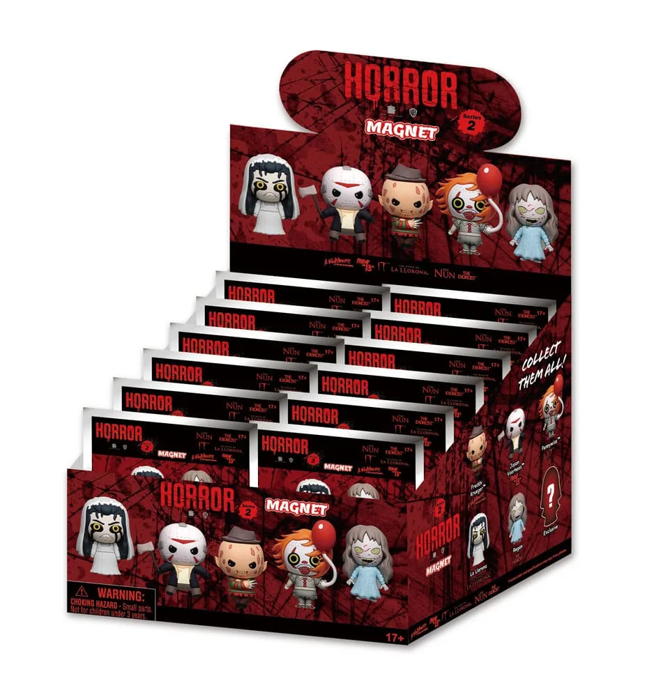 Warner Bros Horror Magnets – Series 2 Blind Bag Display of 12 3