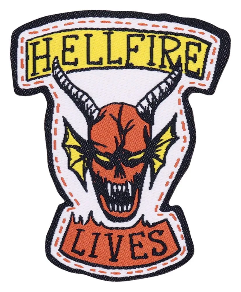 Stranger Things Fabric Patches – Hellfire Club 5-Pack 2