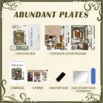 CuteBee Miniature House Model Kit – Gallery Bookstore 20 x 16 cm 6
