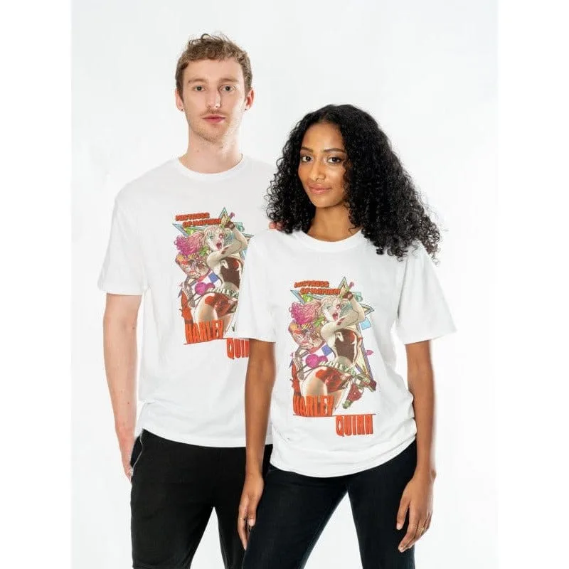 DC Comics T-Shirt – Harley Quinn Anime Mayhem Size XL