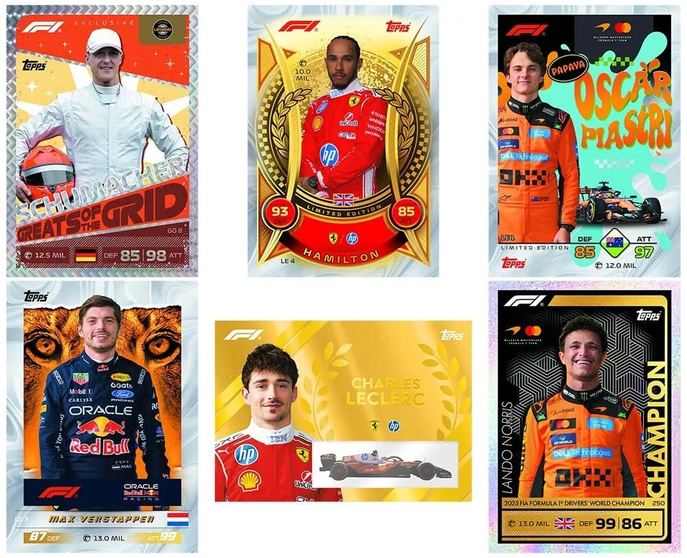 Formula 1 verzamelkaarten – Turbo Attax 2026 display 24 boosters 2