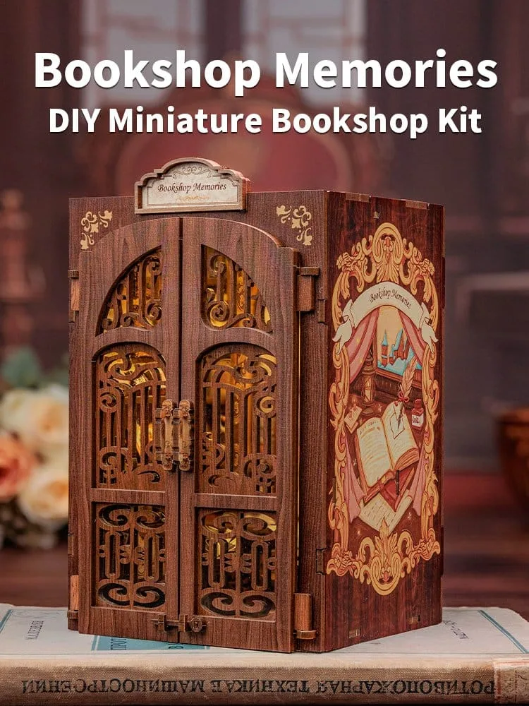 Book Nook Model Kit – CuteBee Bookshop Memories 17 x 10 cm 18