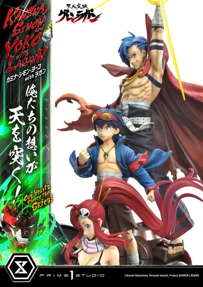 Gurren Lagann Statue – Team with Lagann Deluxe Bonus 1/4 97 cm 14