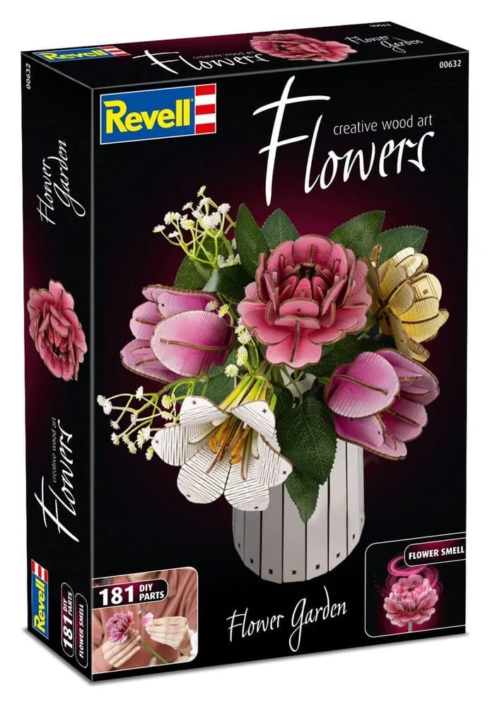 Revell Wooden Flower Kit – Flower Garden 22 cm 8