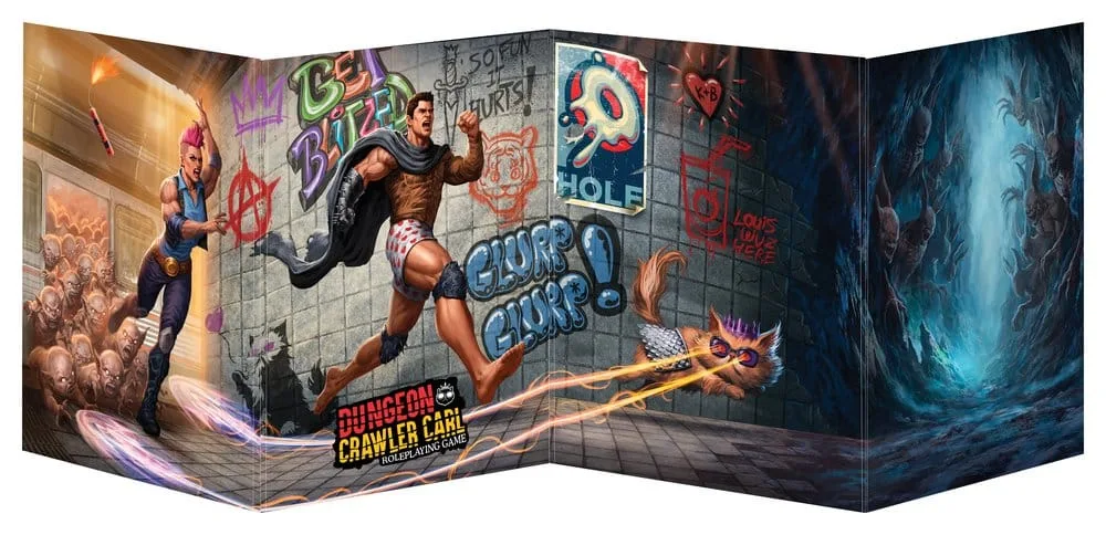 Dungeon Crawler Carl RPG Gamemaster Screen – With 70+ Tokens