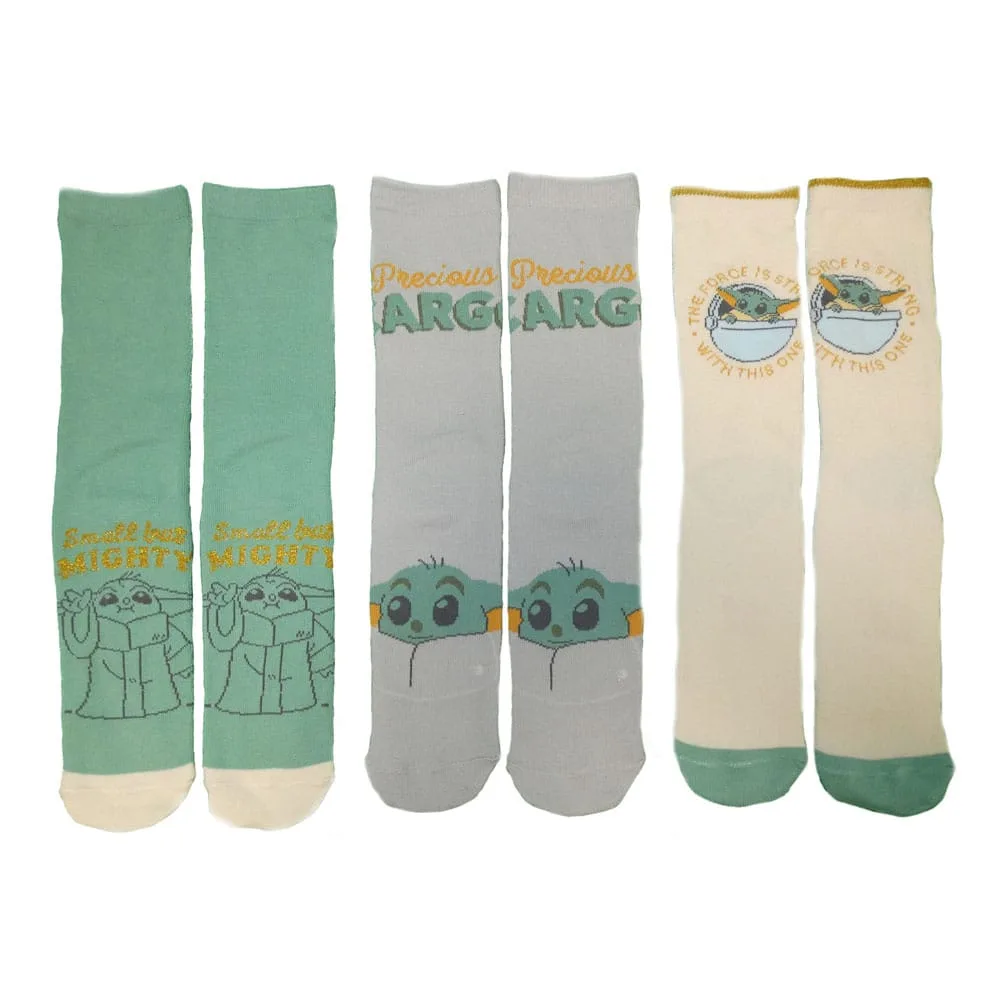 Star Wars The Mandalorian Socks – Grogu 3-Pack L-XL 2