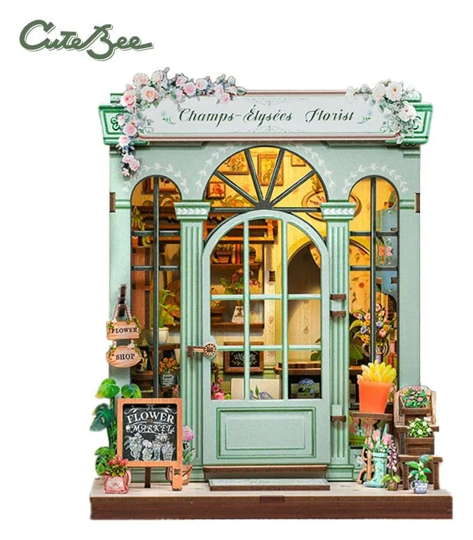 Miniature House Model Kit – Champs-Élysées Florist 18 x 16 cm