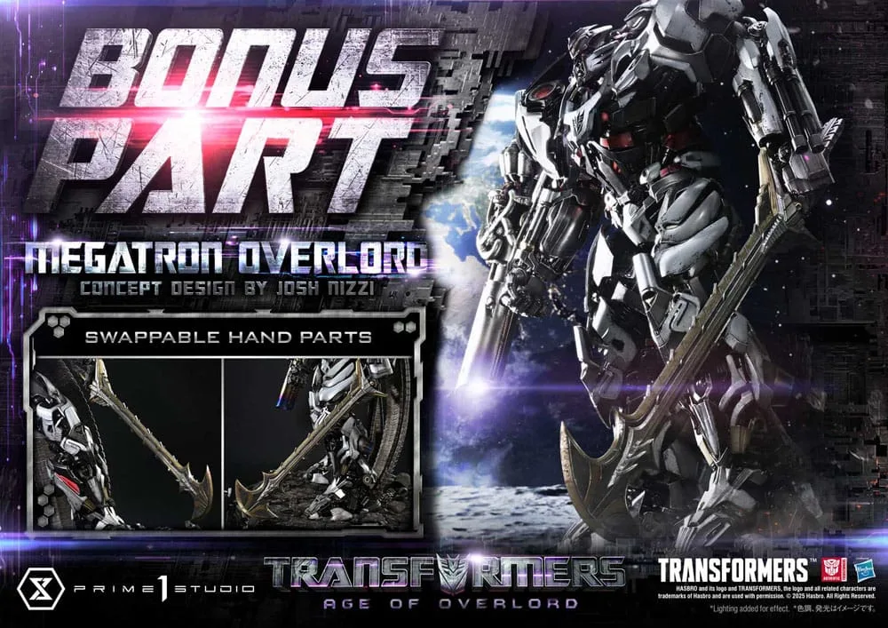 Transformers Statue – Megatron Overlord Bonus Version 89 cm 2
