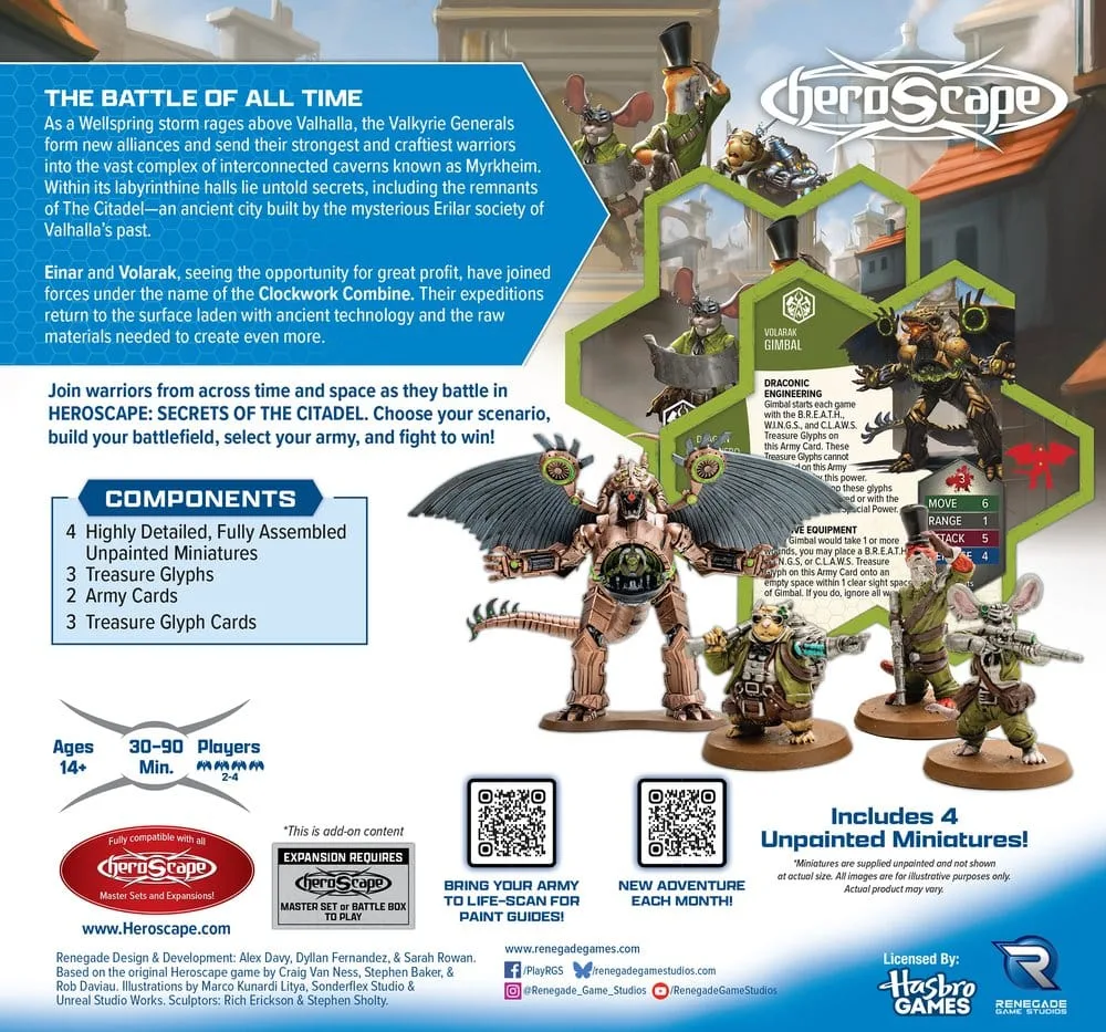 Heroscape Army Expansion – Clockwork Combine Research Expedition 2