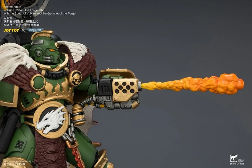 Warhammer Action Figure – Salamanders Vulkan He’stan 12.5 cm 7