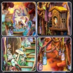 The Grace of Forest Book Nook – Wooden Puzzle 22 x 8 cm 16