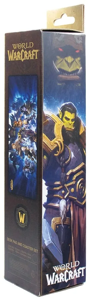 World of Warcraft Desk Pad & Coaster Set – Azeroth 80 x 30 cm 4