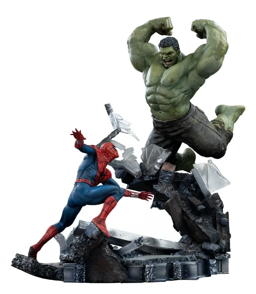 Marvel Comics Statue – Spider-Man vs Hulk 1:10 38 cm 2