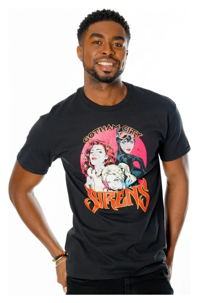 Gotham City Sirens T-Shirt – Vintage Poster Size S