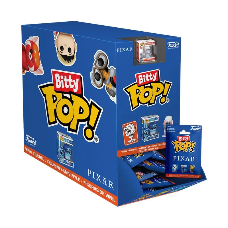 Pixar Vinyl Figures – Bitty Pop Display of 32 2.5 cm
