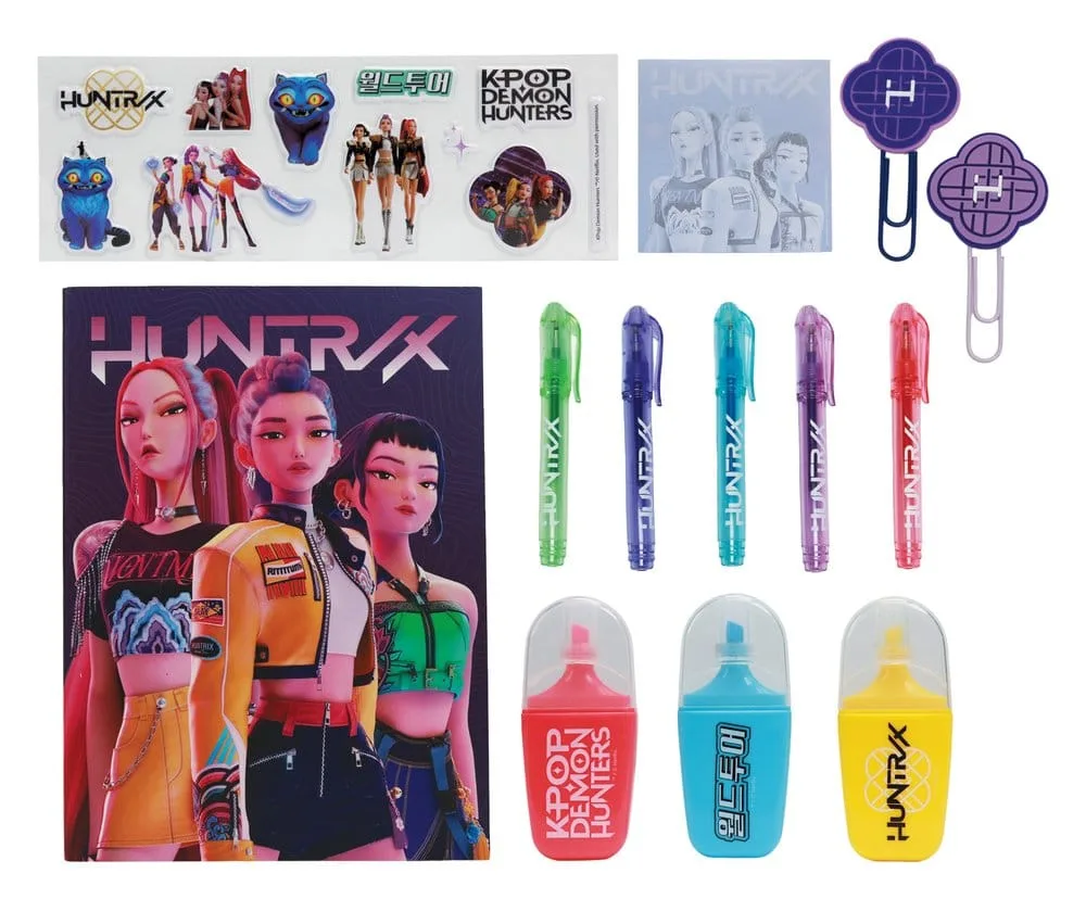 KPop Demon Hunters Stationery Set – Huntr/x