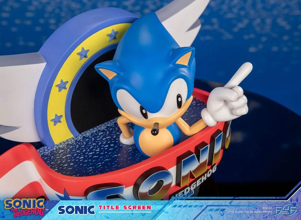 Sonic the Hedgehog Statue – Title Screen 21 cm 11