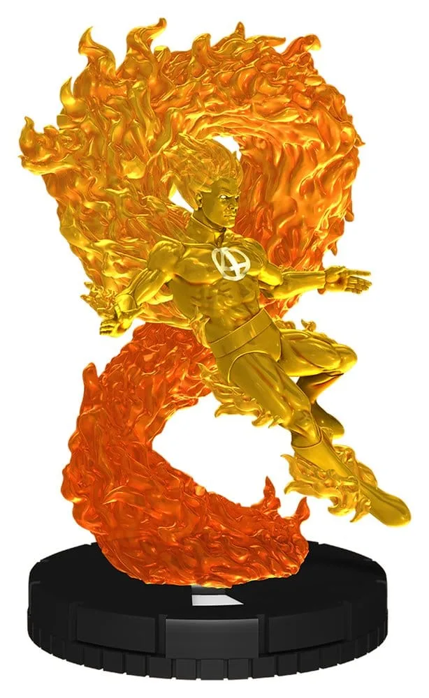 Marvel HeroClix Figure – Human Torch 25th Anniversary 5 cm
