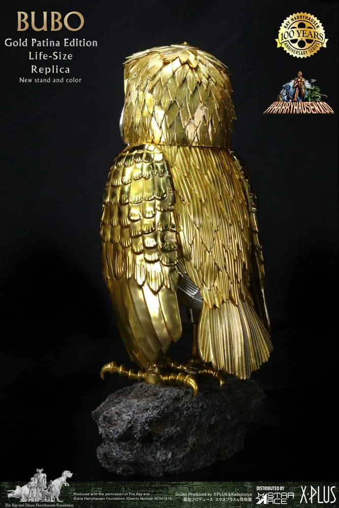 Clash of the Titans Statue – Bubo Gold Patina Deluxe 4