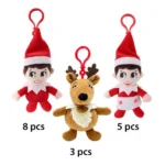 Elf on the Shelf Plush Keychains – 16-Piece Assortment 12 cm 1