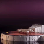 Space 1999 speelset – Landingsplatform en Eagle Transporter 46 cm 3