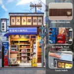 Miniature House Model Kit – Beika-cho Convenience Store 22 x 15 cm 8