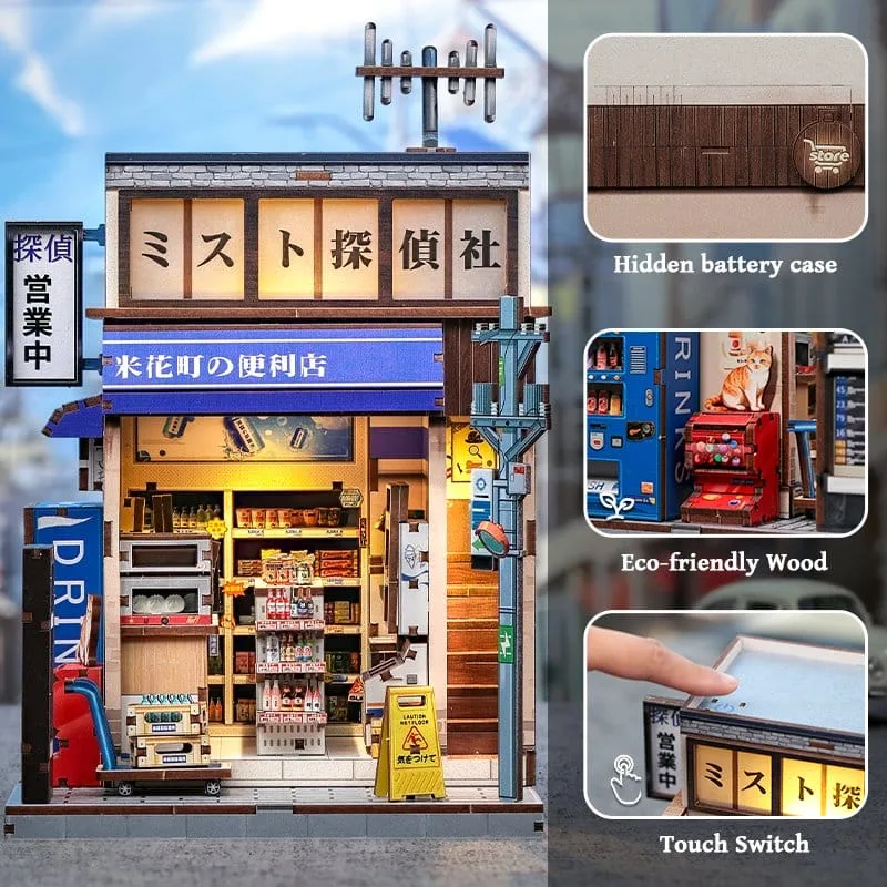 Miniature House Model Kit – Beika-cho Convenience Store 22 x 15 cm 8