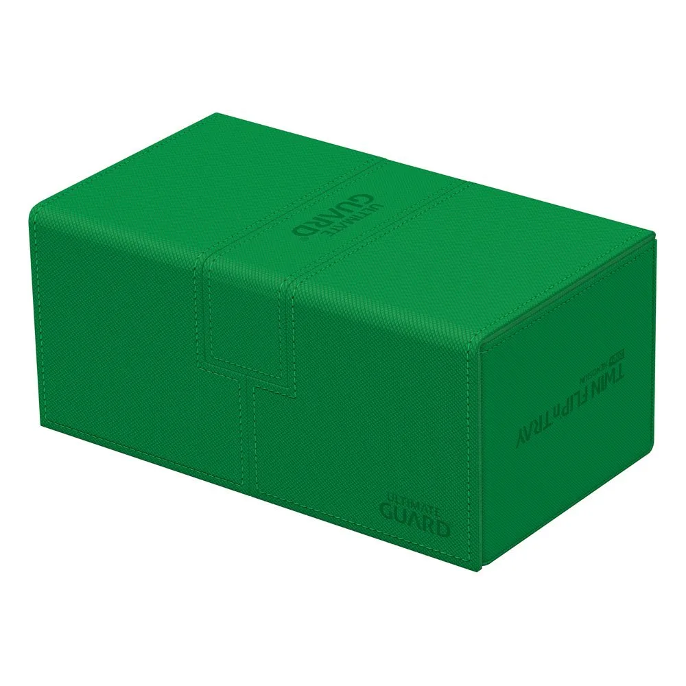 Ultimate Guard Deck Box – Twin Flip’n’Tray 200+ Xenoskin Green 2