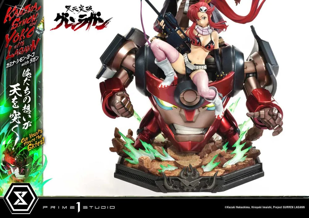 Gurren Lagann Statue – Kamina Simon Yoko with Lagann Deluxe 97 cm 13