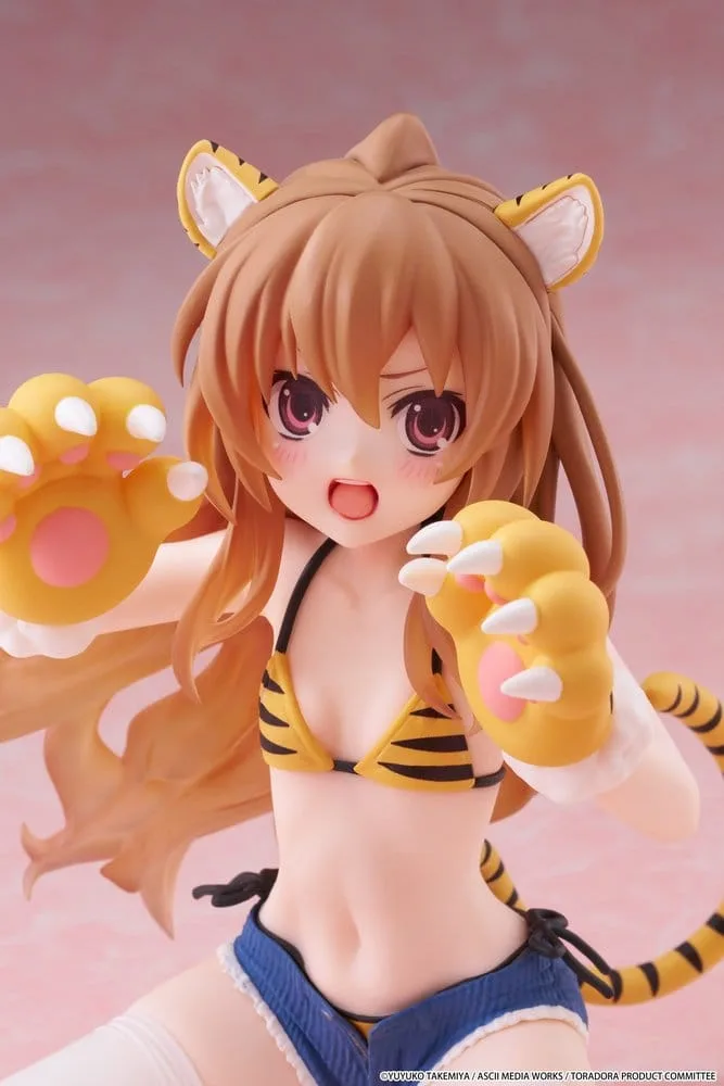 Toradora Figure – Taiga Aisaka Tiger Costume Swimwear 13 cm 4