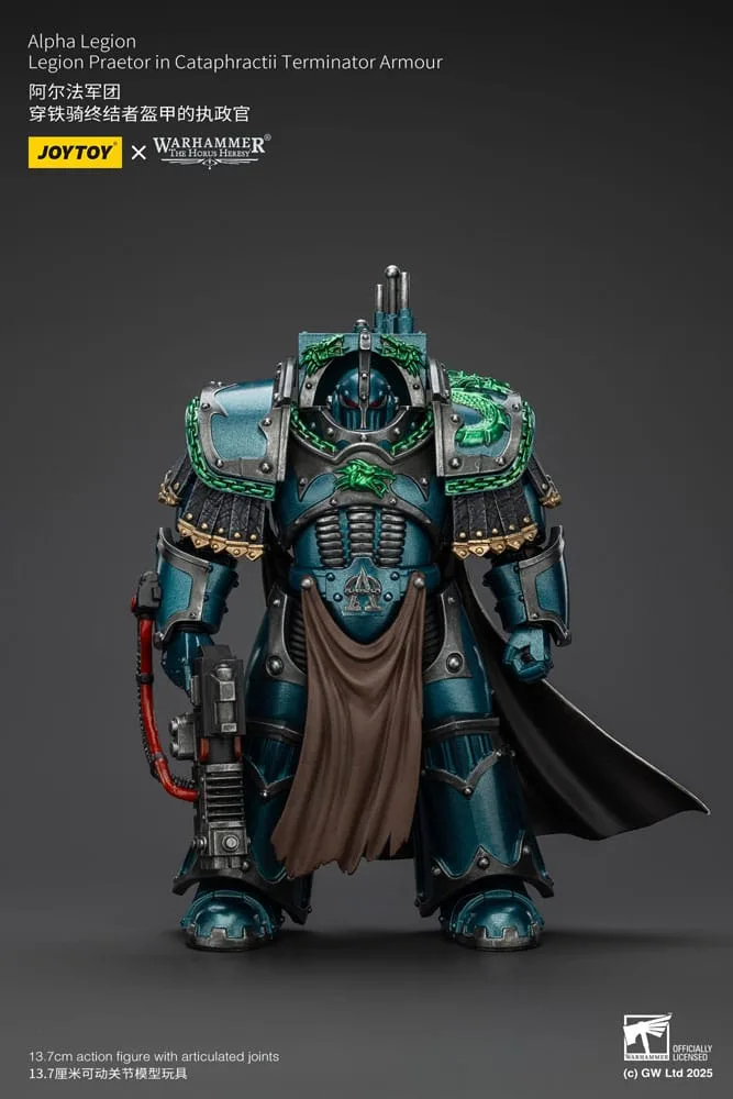 Warhammer Action Figure – Alpha Legion Praetor 18 cm