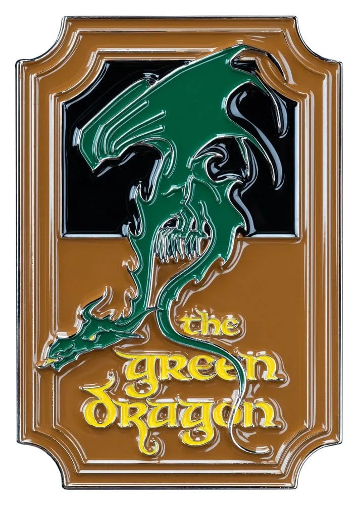 Lord of the Rings Magnet – The Green Dragon Enamel 7 cm
